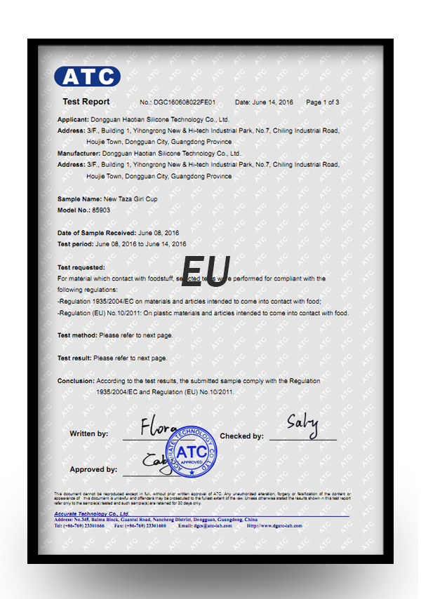 EU Certificate
