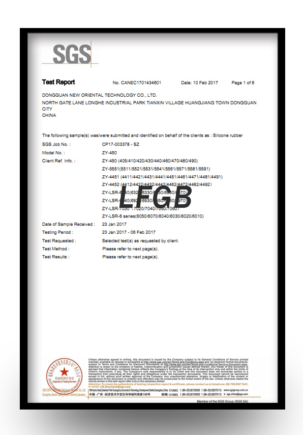 LFGB Certificate
