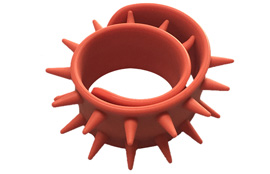 3D Silicone Slap Bracelet Customized