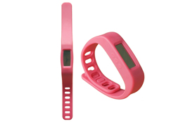 Silicone smart wearable device bracelet