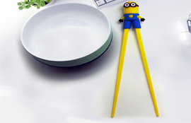  Food grade silicon kids chopsticks 