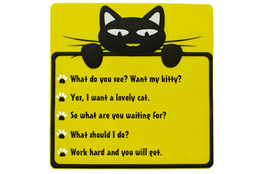 2D Silicone Rubber Fridge Magnet