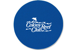 Soft Rubber Drinking Coaster Custom Logo