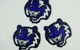 Custom 3d printed silicone patch for clothing