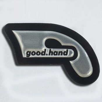 Custom Garment PVC Logo  Reflective label 